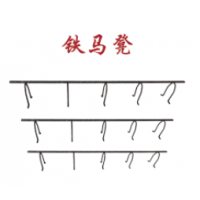 铁马凳 楼梯护角 梯形扣 法兰母